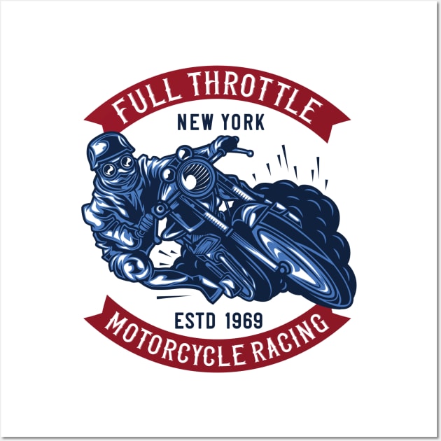 Motorcycle Racing Wall Art by animericans